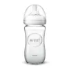 Image of Avent Natural Feeding Bottle - 260ml, featuring a BPA-free design, anti-colic valve, and a natural breast-like nipple for easy feeding.