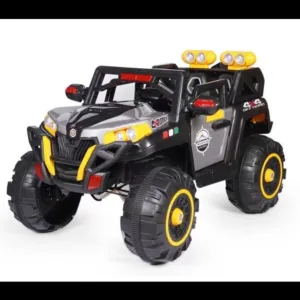 CR9A Ride On Jeep with LED display, Bluetooth remote control, and enlarged seat