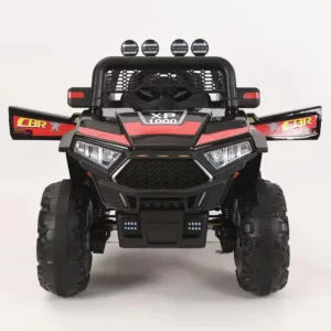 CR4 Ride On Jeep with LED headlights, Bluetooth remote control, and USB jack