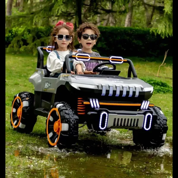 CR23 Ride On Jeep with super cool lighting and multi-function remote control