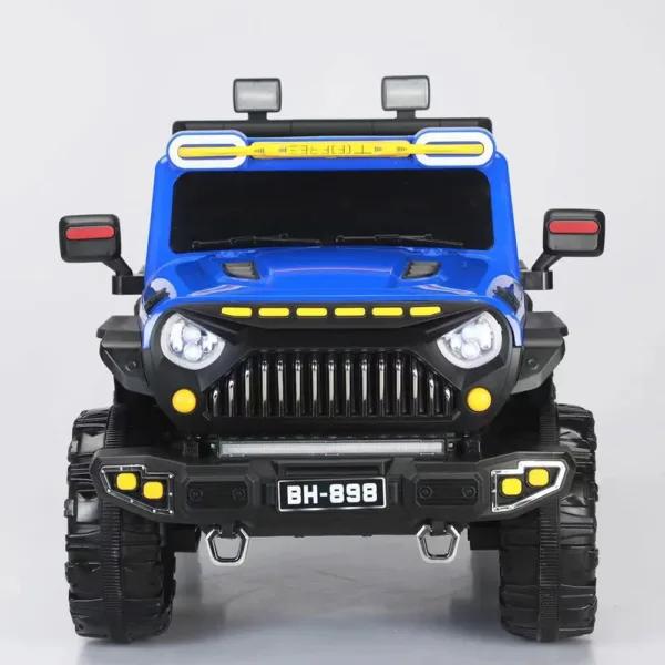 CR22 Ride On Jeep with large battery, dazzling lights, and mobile phone remote control