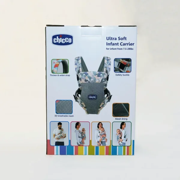 Chicco Ultra Soft Infant Carrier with thicken & widen straps and breathable mesh